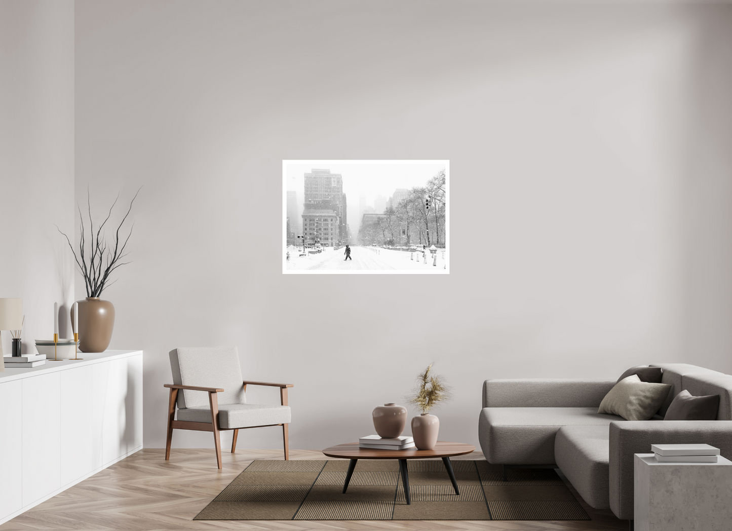 45 x 30″, Gallery Production Snow Walker